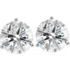 Bliss Diamond Certified 4 1/2 Ct Lab Grown Diamond Martini Screw Back Studs 14k Gold In 14k White Gold