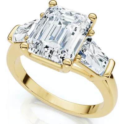 Bliss Diamond Certified 4ct Randi Emerald Diamond Engagement Ring 14k Gold Or Pt Lab Grown