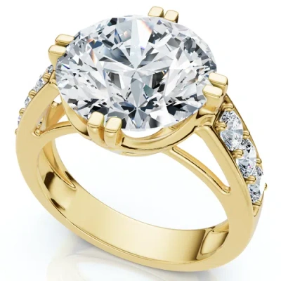 Bliss Diamond Certified 5 1/2ct Bauer Diamond Engagement Ring 14k Gold Or Platinum Lab Grown