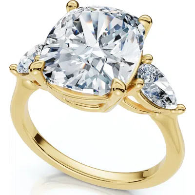 Bliss Diamond Certified 5 3/4ct Aria Cushion Diamond Engagement Ring 14k Gold Or Pt Lab Grown