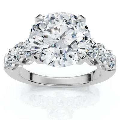 Bliss Diamond Certified 5ct Diamond Engagement Ring 14k Gold Or Platinum Lab Grown