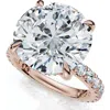 Bliss Diamond Certified 7 1/4ct Diamond Engagement Side Halo Ring 14k Gold Or Pt Lab Grown