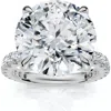 Bliss Diamond Certified 7 1/4ct Diamond Engagement Side Halo Ring 14k Gold Or Pt Lab Grown