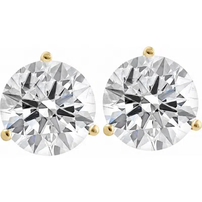 Bliss Diamond Certified 8 Ct Tw 14k Gold Lab Grown Round-cut Diamond Martini Studs In 14k Yellow Gold