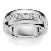 Bliss Diamond Diamond Wedding Anniversary Ring 10k Gold Channel Set Lab Grown