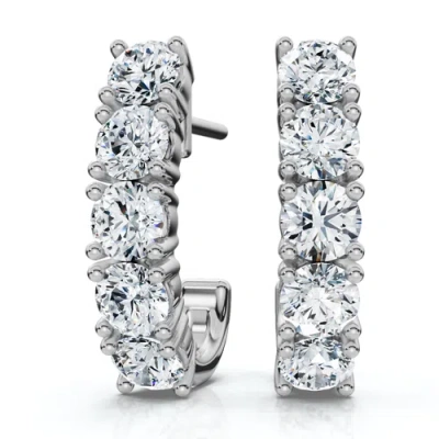 Bliss Diamond Earrings 10k Gold Lab Grown Ef/vs