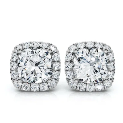 Bliss Diamond Earrings In Silver
