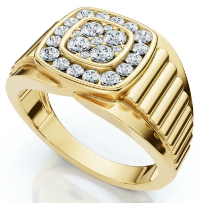 Bliss Diamond Everett Diamond Wedding Ring 10k Gold Anniversary Band Lab Grown