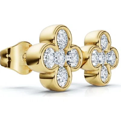Bliss Diamond Fashion Clover Or Gold Lab Grown In Yellow Gold