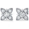 Bliss Diamond 1ct Lab Grown Created Diamond Studs Womens Earring 14k White Gold In 14k White Gold