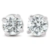 Bliss Diamond 1/4 Ct Tw Diamond Studs 14k Gold Lab Grown In 14k White Gold