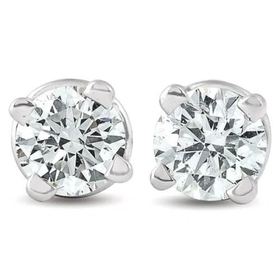 Bliss Diamond 1/4 Ct Tw Diamond Studs 14k Gold Lab Grown In 14k White Gold