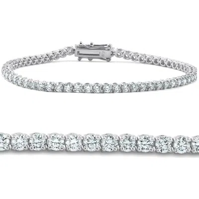Bliss Diamond Bracelet Lab Grown In 18k White Gold