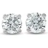 Bliss Diamond 3/8 Ct Tdw 14k Gold Lab Grown Diamond Studs Screw Back Earrings In 14k White Gold