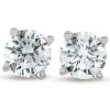 Bliss Diamond 1/2ct Diamond Screwback Studs Lab Grown Diamond Eco Friendly 14k Gold In 14k White Gold
