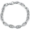 Bliss Diamond Marine 33 Gram Solid Silver Bracelet 8.5" In Silver