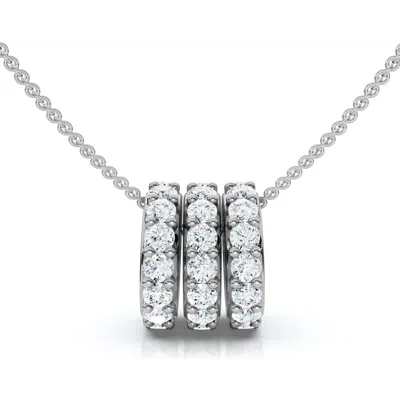 Bliss Diamond Necklace Lab Grown Ef/vs In Gold