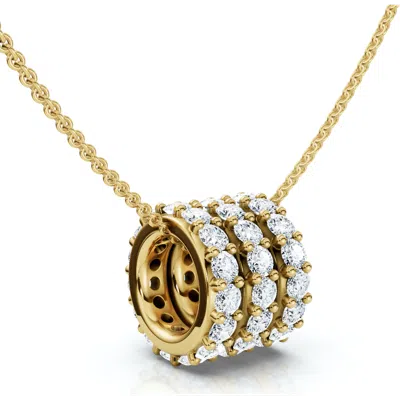 Bliss Diamond Necklace Lab Grown Ef/vs In Gold