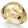 Bliss Diamond Pinkie Horse Lucky Diamond Ring Gold Lab Grown