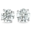 Bliss Diamond Platinum 1 1/2ct Lab Grown Diamond Studs In 950 Platinum