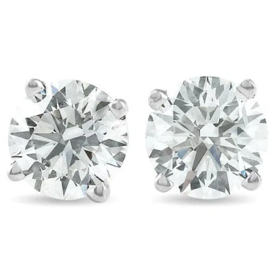 Bliss Diamond Platinum 1 1/2ct Lab Grown Diamond Studs In 950 Platinum