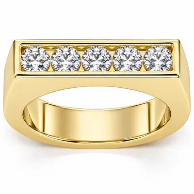 Bliss Diamond Ring In 10k Yellow Gold