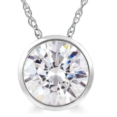 Bliss Diamond Vs 1 Ct Solitaire Lab Grown Diamond Pendant Necklace