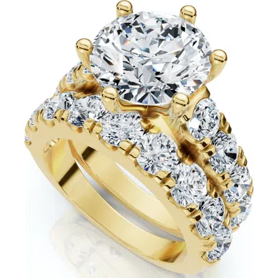 Bliss Diamond Vs 6 Ct Diamond Engagement Wedding Ring Set In Gold