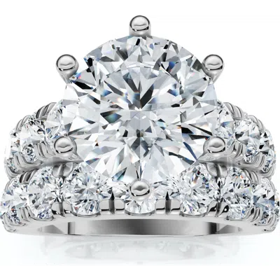Bliss Diamond Vs 6 Ct Diamond Engagement Wedding Ring Set In Metallic