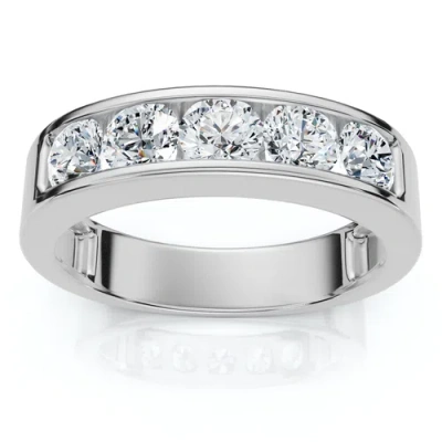 Bliss Diamond Wedding Ring Lab Grown 14k Gold Or Platinum In Silver