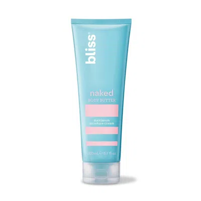 Bliss Naked Body Butter Unscented Moisturizer In White