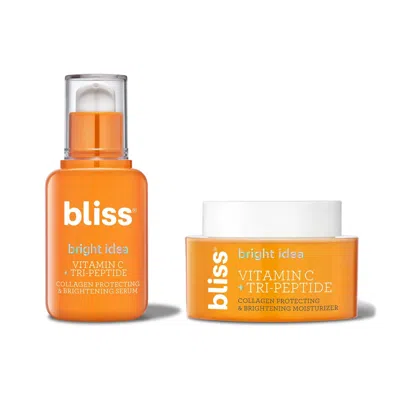 Bliss World Store Brighten Up Radiant Skin Duo In White