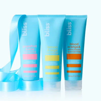 Bliss World Store The More, The Butter Trio In Blue