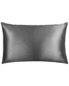 Blissy 100% Mulberry Silk Pillowcase In Gray