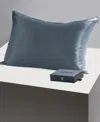 Blissy 22-momme Silk Pillowcase, Standard In Ash Blue