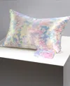 Blissy 22-momme Silk Pillowcase, Standard In Yellow Tie-dye