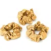 Blissy 3-pack Silk Scrunchies In Gold