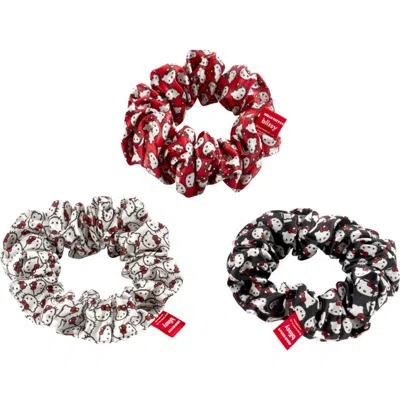 Blissy 3-pack Silk Scrunchies In Multi