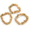 Blissy 3-pack Skinny Silk Scrunchies In Gold