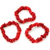 Blissy 3-pack Skinny Silk Scrunchies In Red