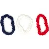 Blissy 3-pack Skinny Silk Scrunchies In Red/white/blue