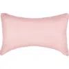 Blissy Crescent Silk Pillowcase In Pink