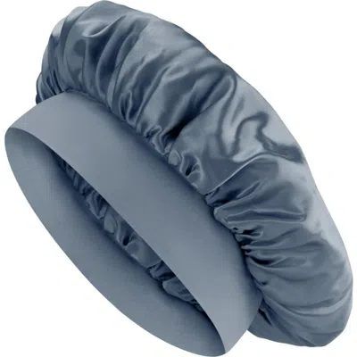 Blissy Halo Silk Bonnet In Blue