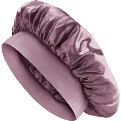 Blissy Halo Silk Bonnet In Purple
