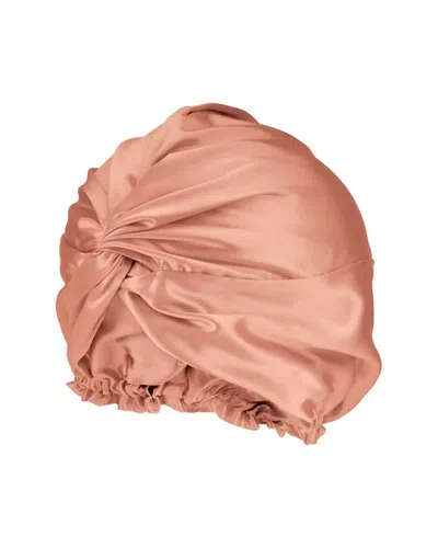 Blissy Mulberry Silk Bonnet In Pink