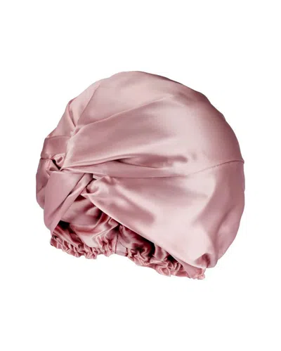 Blissy Mulberry Silk Bonnet In Pink