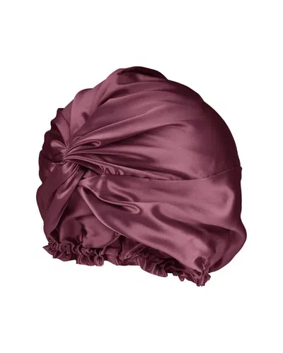 Blissy Mulberry Silk Bonnet In Purple