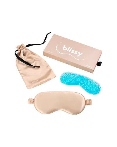 Blissy Mulberry Silk Chill Edition Sleep Mask In Multi