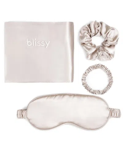 Blissy Mulberry Silk Dream Set In Neutral