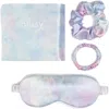 Blissy Dream 4-piece Mulberry Silk Set In Tie Dye